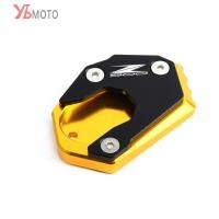 ราคา ตีนเป็ด แผ่นรองขาตั้ง Kawasaki โลโก้ Z900 Side Stand Extension Pad สำหรับ Z900 Z 900 Z900RS Z900 RS 2017 2018 2019 สีทอง (1406532962)