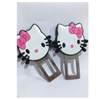 ราคา หัวเสียบเข็มขัดนิรภัยเพื่อตัดเสียงเตือน แบบยาง KITTY โบชมพู 2322 (1525198885)