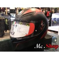 ราคา หมวกกันน็อค AGV K1 WARMUP MATT BLACK RED (1051194815)
