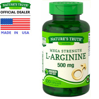 ราคา Nature s Truth L Arginine 500 mg x 100 เม็ด เนเจอร์ทรูทร์ แอล อาร์จินีน อาร์จินิน กรดอะมิโนจำ ไนตริกออกไซด์ กินร่วมกับ เวย์โปรตีน บีซีเอเอ มาคา ทริบูลัสต์ ไตรบูลาส หนามกระสุน ถั่ (841428688)