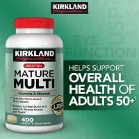 ราคา Kirkland Signature Adult 50 Mature Multi Vitamins Minerals 400 Tablets วิตามินรวม สำหรับผู้สูงอายุ 50 (8841483585)