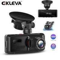 ราคา EKLEVA Mini 3 16 DVRติดรถยนต์กล้องเลนส์คู่FHD 1080P Dash Camพร้อมG Sensorที่บันทึกวิดีโออัตโนมัติกระจกมองหลังRegistrator Dvrs (5889270340)