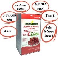 ราคา Vitamin C วิตามินซี Acerola Cherry 1 000 mg อิมเมจทรี อะเซโรลาเชอร์รี่ Image Tree สังกะสี Zinc 1 ขวด 30 เม็ด (1399138323)