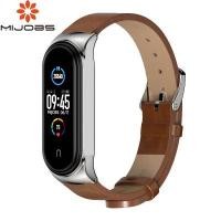 ราคา MIJOBS สำหรับ Xiaomi Mi Band 5 Mi Band 6 Mi สมาร์ท6สายรัดข้อมือสำหรับ Mi Band 4สร้อยข้อมือ PU สายรัดข้อมือหนังสายนาฬิกาข้อมือสำหรับ Mi Band 3 NFC Global Version สมาร์ทอุปกรณ์เสริม (9809304354)