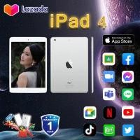 ราคา tablet แท้100 IPad 4 16GB 32GB ไวไฟ ใส่ซิม รับประกัน 1 ปี ฟรีเคส ฟิล์มกันรอย แท็บเล็ต ของแท้ ไอแพดมิน1 iPad2 แท็บเล็ตราคาถูก ไอแพด4 (9081366625)