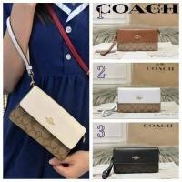 ราคา Coach Clutch Women Fashion Small Flip Zipper Organ Wrist Bag Can Hold Coins 78229 (6630084575)