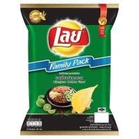 ราคา เลย์ มันฝรั่งแท้ทอดกรอบแผ่นเรียบ สูตรลดปริมาณไขมันอิ่มตัว รสเมี่ยงคำครบรส 158กรัม (9172613275)