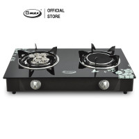 ราคา Gmax เตาแก๊สหน้ากระจกหัวคู่ หัวเทอร์โบ หัวอินฟาเรด รุ่น GL 702IB เตาแก๊ส 2 หัว เตาแก๊สตั้งโต๊ะ กระจกนิรภัย รับประกัน1ปี (2812562110)