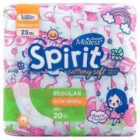 ราคา ลดแรงส์สะใจ 6 ชุด โมเดสผ้าอนามัยสปิริตซอฟท์คัพเวอร์ 20ชิ้น Modess Spirit Soft Cover 20pcs free delivery (12271564778)