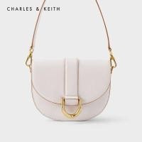 ราคา CHARLES KEITH Autumn female bag CK2 80781412 large lady horseshoe buckle underarm bag กระเป๋าสะพายข้าง (10219858411)
