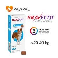 ราคา Bravecto 20 40 kg แบบเม็ด Exp 3 2023 บราเวคโต้ แบบกิน 1 เม็ด ป้องกัน 3 เดือน สุนัข Chewable tablet for dog (11389200624)