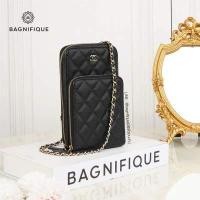 ราคา CHANEL PHONE HOLDER IN BLACK CAVIAR SHW HOLO 29 (11667528907)