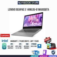 ราคา ผ่อน 0 10 ด LENOVO IDEAPAD 3 14IML05 81WA00Q8TA i3 10110U ประกัน 2 yOnsite อุบัติเหตุ 1y BY NOTEBOOK STORE (11627630688)