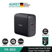 Aukey Omnia 90W 3-Port Charger หัวชาร์จ รุ่น PA-B6S