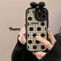 ราคา เคสลายจุดผูกโบว์สำหรับ Iphone เคสใสสำหรับ Iphone 13Mini 13 13Pro 13pro Max 12Mini 12 12Pro 12pro Max 11 11pro Max SE 2020 7 8 Se 7 Plus 8Plus X xs XR XsMax ปลอกโทรศัพท์อ่อน (12997836067)