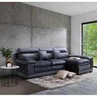 ราคา Koncept Furniture โซฟาผ้าเข้ามุม ขนาด 285x168x100 ซม. รุ่น Tennessee