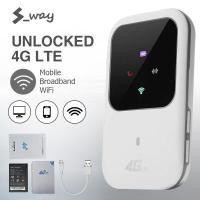 ราคา S Wayปลดล็อก4G Router 4Gเราต์เตอร์Lte Mobile WiFi Hotspot 4G Pocket Wifi 4G โมเด็มซิมการ์ด (4245182590)