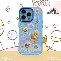 ราคา แฟชั่นหมีพูห์เคสผิวสัมผัสไฟฟ้าสำหรับ IPhone 11 12 13 Pro Max Mini 7 8 Plus XR X XS MAX Trend Cover (12849788680)