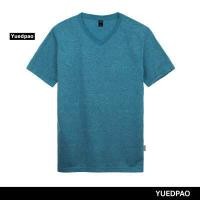 ราคา Yuedpao ยอดขาย No 1 รับประกันไม่ย้วย 2 ปี ผ้านุ่ม เสื้อยืดเปล่า เสื้อยืดสีพื้น เสื้อยืดคอวี สีฟ้าน้ำทะเล (906894422)