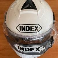 ราคา หมวกกันน็อคเต็มใบDunkสีขาวINdexมอก (6827084453)