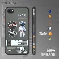 ราคา ใหม่ Hontinga ปลอกกรณีสำหรับ Iphone 6 6S 7 8 Plus SE 2020กรณี I6 7 8 NASA America อวกาศนักบินอวกาศขอบด้านข้างการออกแบบลวดลายใสเคสโทรศัพท์คลุมทั้งหมดเลนส์ตัวปกป้องกล้องถ่ายรูป (9499378763)