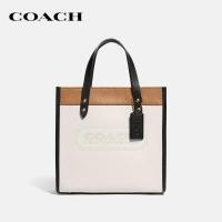 ราคา COACH กระเป๋าสะพายข้างผู้หญิง รุ่น Field Tote 22 C3461 B4CAH สีขาว (8134800755)