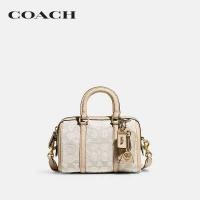 ราคา COACH กระเป๋าถือผู้หญิงรุ่น Ruby Satchel 18 In Signature Textile Jacquard สีขาว CA115 B4UDK (16230890149)