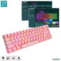 ราคา คีย์บอร์ดเกมมิ่ง Tsunami Outemu MK 68 Pro Hotswappable Type C Macro Software 60 Mechanical Keyboard รับประกันสินค้า 2 ปี (15225096727)
