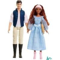 ราคา The Little Mermaid doll Ariel on land in Blue dress and Prince Eric ตุ๊กตาแอเรียล มีขา ในชุดเดรสสีฟ้า และเจ้าชายเอริค HLX14 (18726028919)