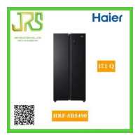 ราคา 1ชิ้นต่อ 1 คำสั่งซื้อ HAIER ตู้เย็นไซด์ บาย ไซด์ 17 1 คิว สีดำด้าน รุ่น HRF SBS490 (17153396184)