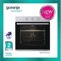 ราคา Gorenje BO6727E03X เตาอบร้อน มีฟังก์ชั่น airfry และพิิซซ่า แบบติดตั้งฝัง ขนาดใหญ่ 77 ลิตร รุ่น BO6727E03X (12659991605)