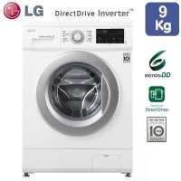 ราคา LG เครื่องซักผ้าฝาหน้าระบบ Inverter Direct Drive 9 KG รุ่น FM1209N6W (8334533347)