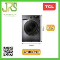 ราคา NEW TCL WASH DRY เครื่องซักผ้าและอบผ้าฝาหน้า รุ่น WT11EPWDG สีเทาเข้ม ความจุซัก 10 Kg อบ 7Kg 1ชิ้น ต่อ 1 คำสั่งซื้อเท่านั้น (18896672422)