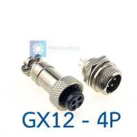 ราคา ปลั๊กเหล็ก GX12 2 6 PIN พร้อมตัวผู้ตัวเมีย Male Female Connectors Socket Aviation Plug (10752430034)