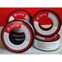 ราคา เทปพันเกลียว SCG ม้วนละ 28่บาท เทปพันท่อ 12mm x0 1mm x10m ตราช้าง (659488450)