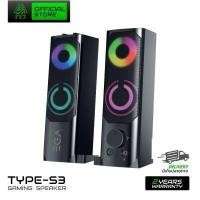 ราคา ลำโพงเกมมิ่ง EGA TYPE S3 Speaker USB 7 LED Color Lighting ใช้งานง่าย ประกันสินค้า 2 ปี (5644852178)