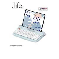 ราคา Actto คีย์บอร์ดไร้สายดีไซน์ย้อนยุค Actto Retro Bluetooth Keyboard คีย์ไทย อังกฤษ by Dotlife (15135941921)