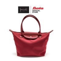 ราคา Bata บาจา PRIVE กระเป๋าสะพายไหล่ กระเป๋าสะพายข้าง ผ้าไนลอน รุ่น Enrich สีฟ้า 9929021 สีแดง 9925021 (18451092367)