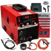 ราคา MOLITA ตู้เชื่อม 3 ระบบ MIG MMA 650A INVENTER MMA MIG TIG รุ่นใหญ่ ตู้เชื่อมมิกซ์ ตู้เชื่อมไฟฟ้า ไม่ใช้แก๊สCO2 ลวดฟลักซ์คอร์ แถมลวด1 ม้วน สำหรับงานหนัก (15710444045)
