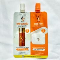 ราคา ครีมซองน้องฉัตร ดับเบิ้ลวิตซี วิตซีพรีเซรั่ม วิตซีครีม VC VIT C 2 IN 1 (17275210150)