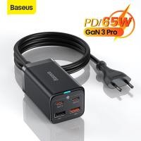 ราคา Baseus ที่ชาร์จ PD 65W 100W GaN3 Proที่ชาร์จแบบเร็ว USB 2 Type C 2ที่ชาร์จเร็ว4 0สำหรับ iPhone 14 13 Pro Max 12 11 Pro ที่ชาร์จเร็วสำหรับ Macbook แล็ปท็อป Type C (11564244108)