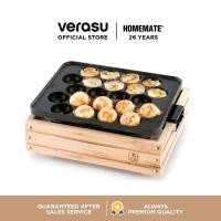 ราคา HOMEMATE เครื่องทำขนมครกไฟฟ้า เฉพาะตัวเครื่องไม่รวมฝา รุ่น HOM DF652 (4531024510)