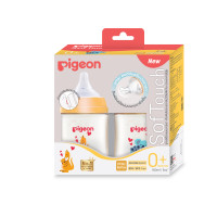 ราคา รุ่นใหม่ pigeon พีเจ้น PPSU ขวดนมสีชา มัมเลิฟ 5 รุ่นใหม่ 8 ออนซ์ จุกซอฟท์ทัช พลัส SS M (18213615570)