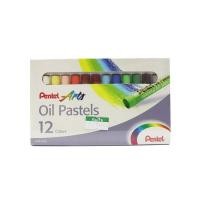 ราคา Pentel สีชอล์คผสมเทียน สีชอล์คเพนเทล สีวาดรูป สีชอล์คระบายภาพ PHN 50 12สี (10127946352)