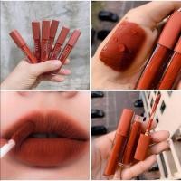 ราคา ลิปจุ่มสีส้มอิฐ ลิปกลอสแมท Huda ลิปกันน้ำ ลิปส้มอิฐ (9491758926)