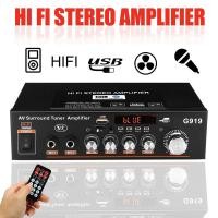ราคา ขายร้อนบลูทูธ 2 0 ช่อง 5000W โฮมเธียเตอร์ HiFi เครื่องขยายเสียง 326BT 12 V 220 V AV Amp ลำโพงรีโมทคอนโทรลสำหรับรถบ้าน (13865508830)
