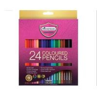 ราคา รุ่นใหม่ สีสดกว่าเดิม ดินสอสี สีไม้ มาสเตอร์อาร์ต Master art 12 24 36 48สี มี แบบแท่งยาว1หัว และ แบบ 2 หัว 1 กล่อง (17468190559)