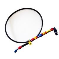 ราคา สายถักดิสเบรคหน้าคาร์บอนรุ่น PSI หัว90องศา ยาว 36 นิ้ว สำหรับ W110i W100 W125 MSX งานไทย (402984709)