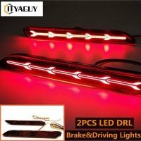 ราคา 2 pcs LED ด้านหลังกันชนโคมไฟสะท้อนแสงไฟเบรคสำหรับ Toyota Camry Sienna Wish (16539426194)