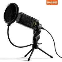 ราคา Basike ไมค์โครโฟนพร้อมสาย ไมค์ ไมค์โครโฟน ไมค์โครโฟนมีสาย ไมโครโฟน ไมค์ร้องเพลง พูด คาราโอเกะ เสียงเพราะ คุณภาพดี งานคาราโอเกะ ไมโครโฟนไดนามิค (12491552963)